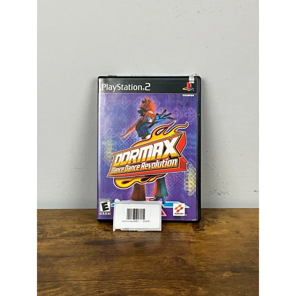 DDRMAX Dance Dance Revolution PS2 Game Disc Only Tested‎ Konami Rhythm Music